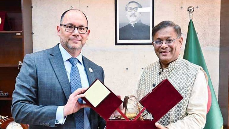 পররাষ্ট্রমন্ত্রী ও মার্কিন রাষ্ট্রদূতের মধ্যে আলোচনা