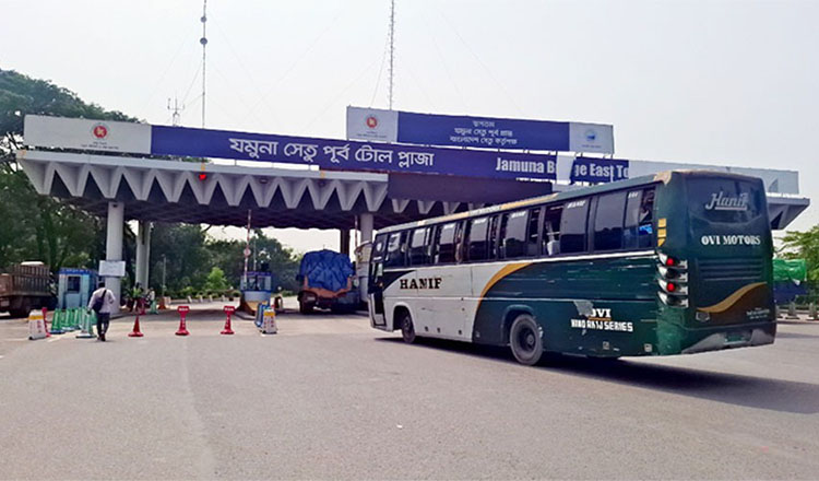 ২৪ ঘণ্টায় যমুনা সেতুর টোল আদায় পৌঁছেছে ২ কোটি ৯৬ লাখ টাকায়