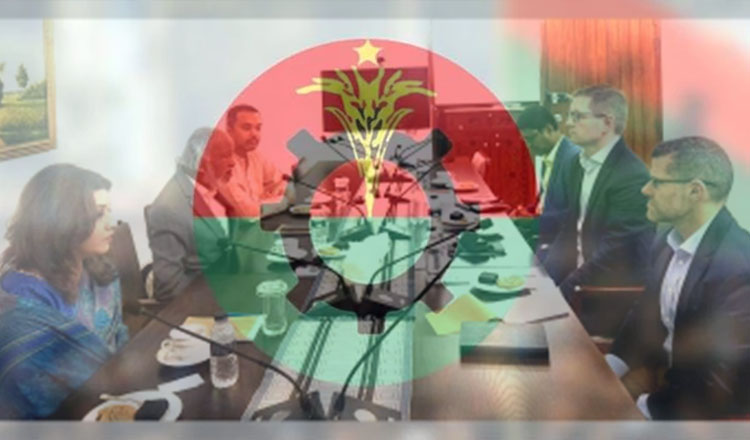 আইআরআই প্রতিনিধি দলের সাথে বৈঠক করেছে বিএনপি