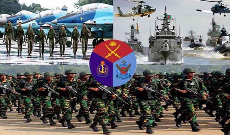 সেনা, নৌ এবং বিমান বাহিনীর নতুন বেতন কাঠামো নির্ধারণে কমিটি গঠন করেছে সরকার