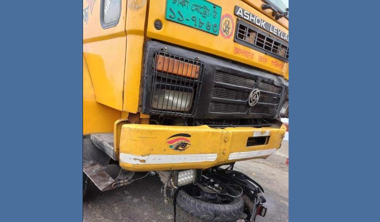 ট্রাক-মোটরসাইকেল সংঘর্ষ, দুই কলেজ ছাত্র নিহত